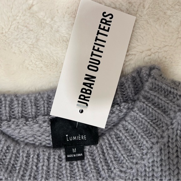 Lumiere Urban Outfitters color block sweater NWT size M - Picture 5 of 5
